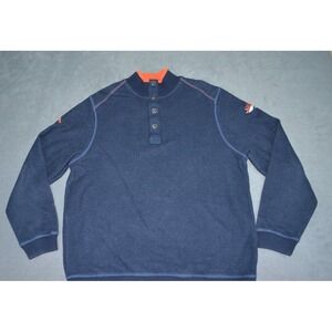 Tommy Bahama Mens SmallT NFL Scrimshaw Pullover Henley 1/4 Snap Button